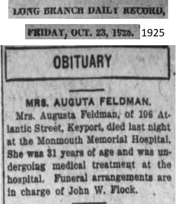 Gussie Feldman Obituary