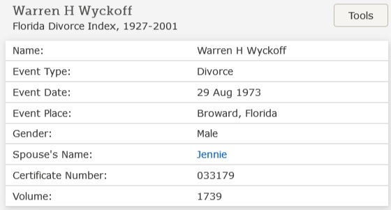 Kit and Blick divorce