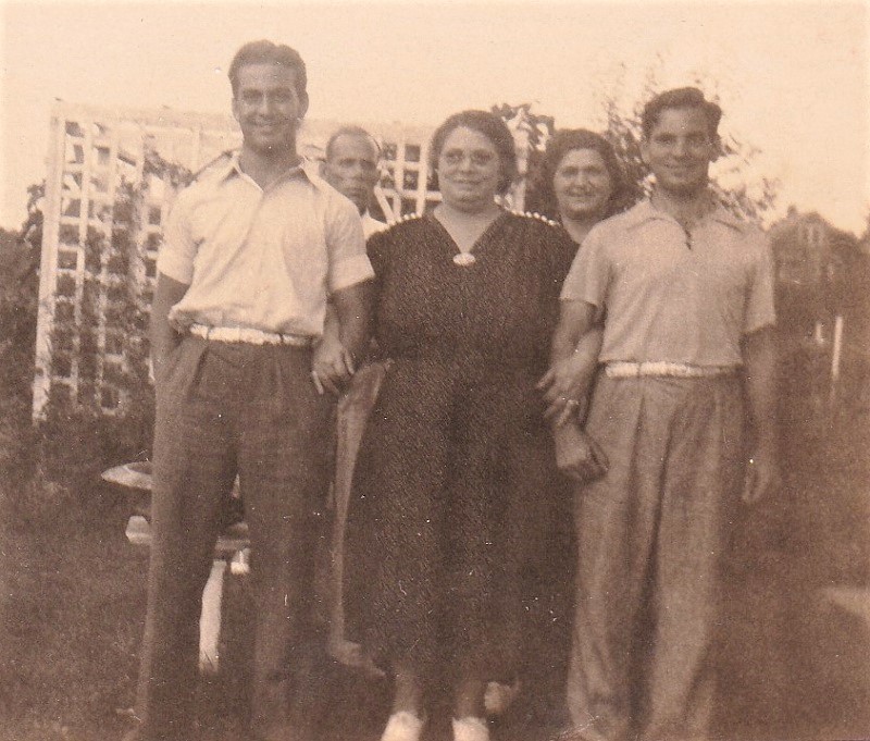 Zia Concetta Russo Criscillo with her sons Frankie and Serafino