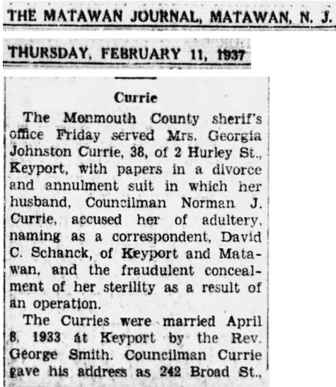 Norman Currie and Georgia Mount Marriage Troubles