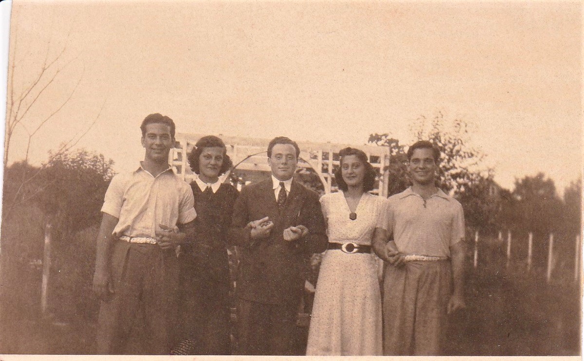 Frankie, Ann, Benny, Minnie, and Serafino