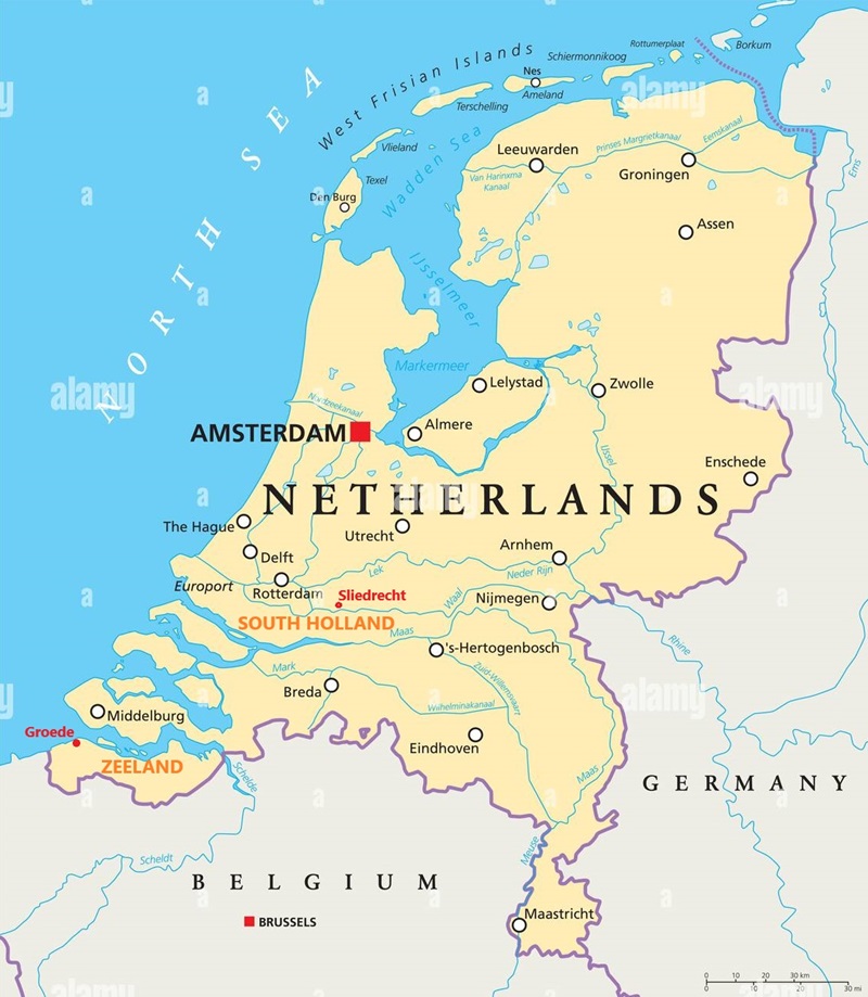 Netherlands Map