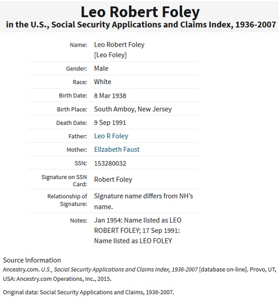 Leo R. Foley SSACI