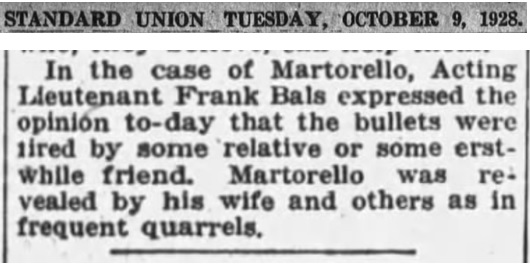 The Murder of Joseph Martello