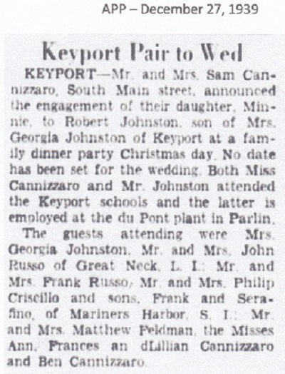 Minnie Cannizzaro and Robert Johnston Engagement
