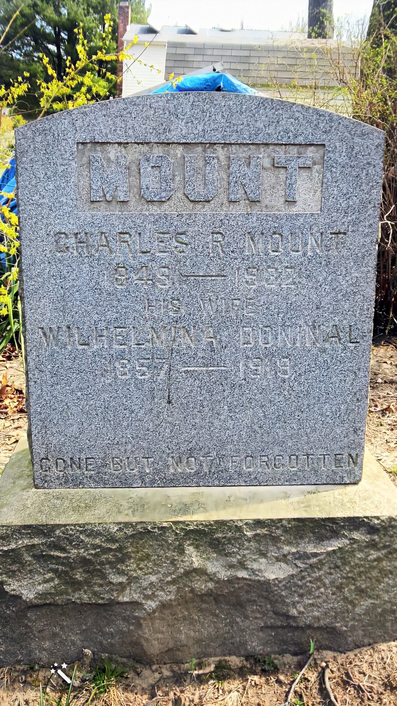 Charles R. Mount Cemetery Record