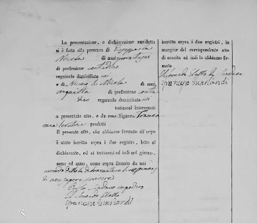 Rosa DiBenedetto Birth Record