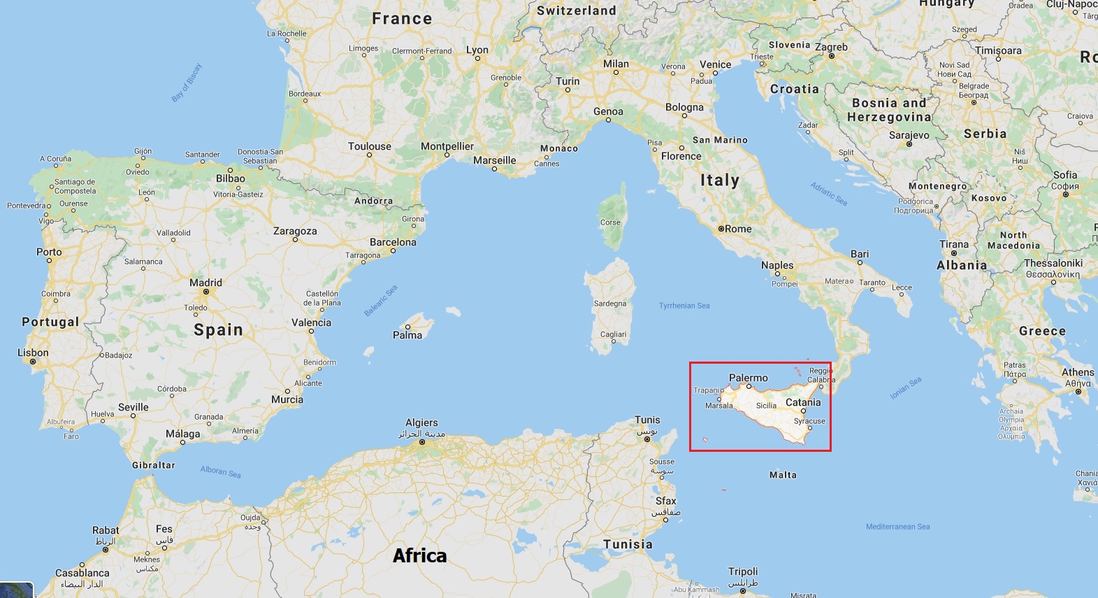 Sicily Map