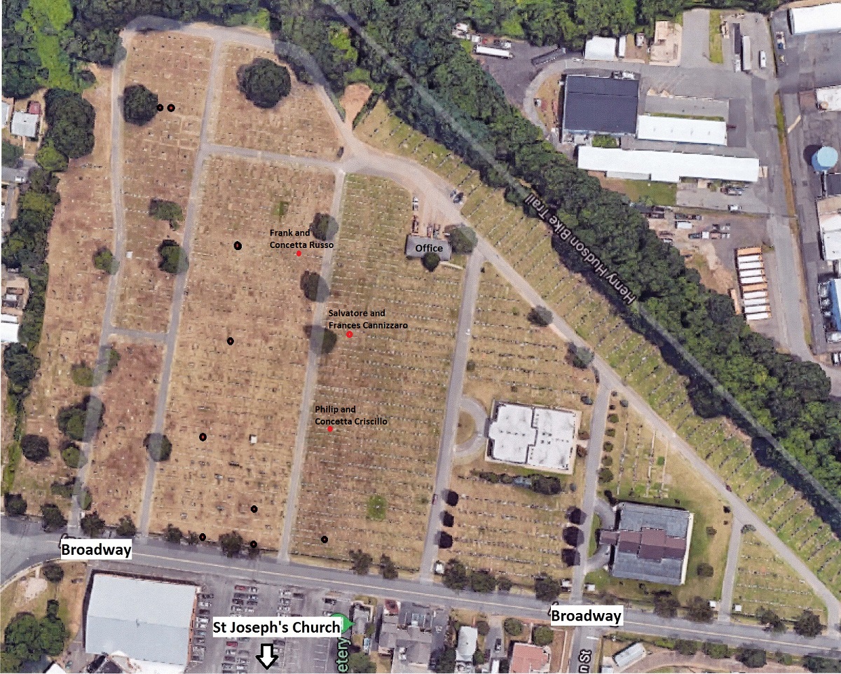 Saint Joseph Cemetery Map